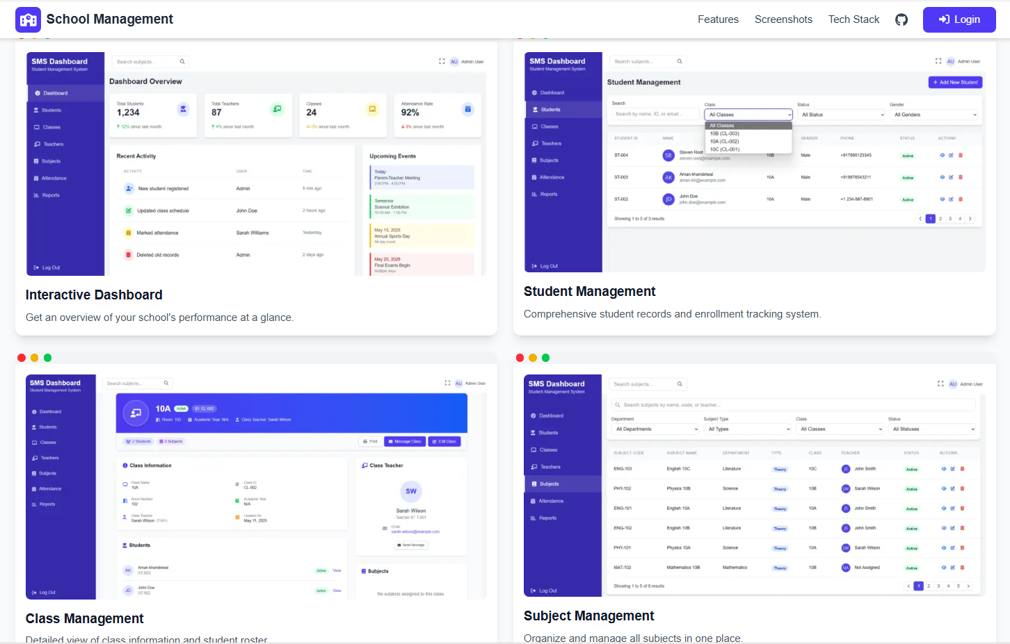 School Management System